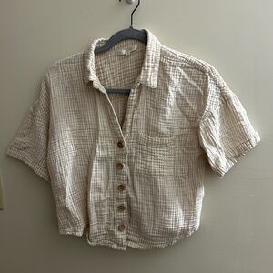 Z-Supply Cotton Button Short Sleeve